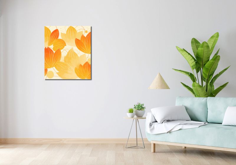 Obraz 60x70cm Jesienna Wizualizacja zdjęcie 2