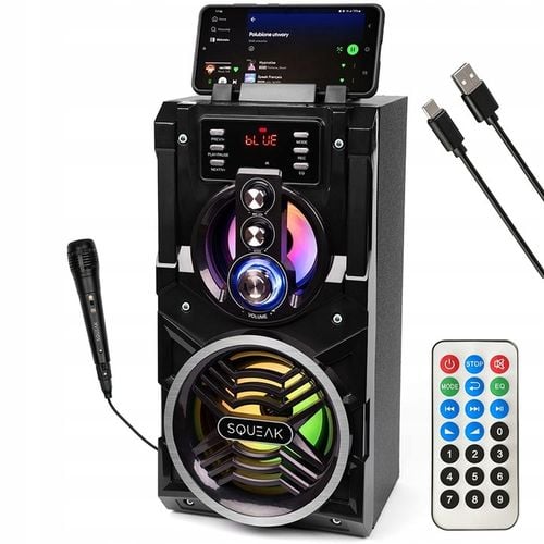 MOBILNY GŁOŚNIK BOOMBOX BLUETOOTH FM 3szt-MIKROFON na Arena.pl