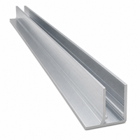 F-Profil aluminiowy zamykający 3000mm do poliwęglanu 10mm