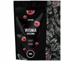 WIŚNIE SUSZONE Naturalne CAŁE 500g Wiśnia Bez Cukru i Siarki HiFOOD