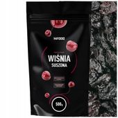 WIŚNIE SUSZONE Naturalne CAŁE 500g Wiśnia Bez Cukru i Siarki HiFOOD