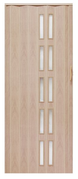 Drzwi harmonijkowe 005S DĄB SONOMA - 80 cm zdjęcie 1