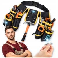 PAS NARZĘDZIOWY MONTERSKI 26 KIESZENI MAGNETYCZNY REGULOWANY BUDOWLANY