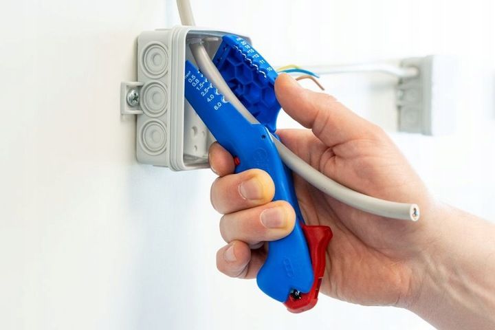 Ściągacz izolacji do kabli płaskich i okrągłych WEICON / MADE IN GERMANY zdjęcie 2
