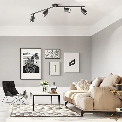 Lampa sufitowa kinkiet spot oprawa halogenowa natynkowa 4x GU10 na Arena.pl