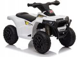 Bemi Pojazd Motorek Quad na Akumulator Silnik 35W 6V Biały