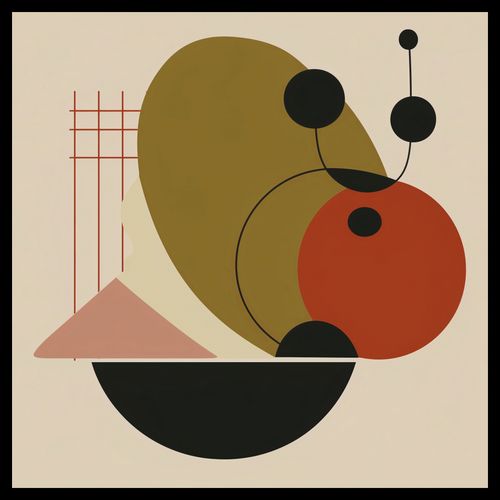 Plakat 60x60cm Geometryczny Balans na Arena.pl