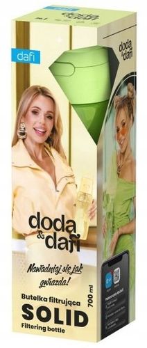 DAFI SOLID Butelka filtrująca wodę z wkładem filtr DODA Pistachio 0,7 L na Arena.pl