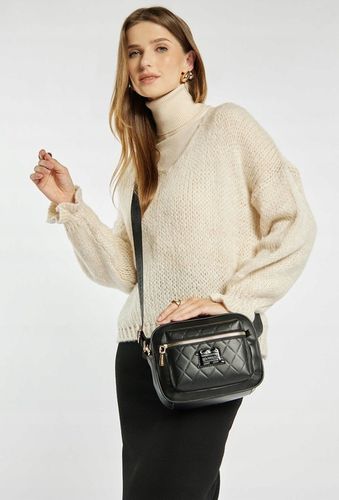Monnari Czarna Pikowana Torebka Listonoszka Damska Z Paskiem Pojemna Torba na Arena.pl