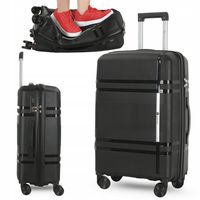 WALIZKA KABINOWA PODRÓŻNA BAGAŻ NA KÓŁKACH NIEZNISZCZALNA M