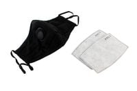 MASKA OCHRONNA ANTYWIRUSOWA + 2 FILTRY PM 2.5 CZARNA