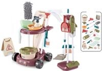 ZESTAW DO SPRZĄTANIA MAŁA GOSPOSIA MOP WÓZEK WIADRO AKCESORIA