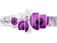 70CM 160CM ZEGAR 7 ELEME FIOLETOWE DMUCHAWCE 3 DRUK OBRAZ