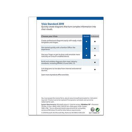 Microsoft D86-05822 Visio Std 2019 ESD, Multilingual na Arena.pl