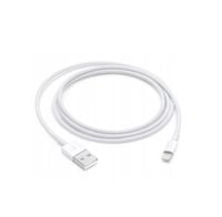 Przewód ŁADOWARKA KABEL LIGHTNING DO IPHONE X 11 12 13 PRO AirPods biały