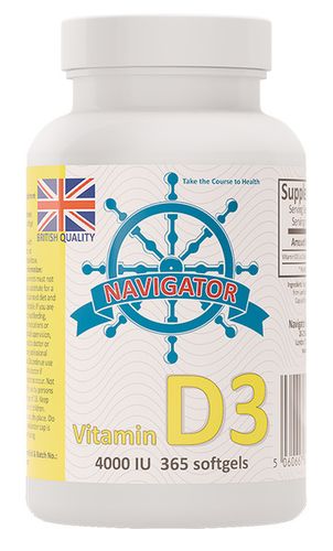 NAVIGATOR Witamina D3 4000 IU 365 kaps. na Arena.pl
