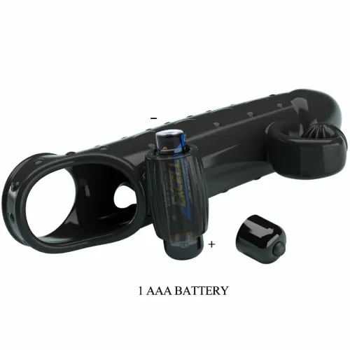 romance mc64 czarny rękaw anatomiczny z funkcją wibracji tpe na Arena.pl