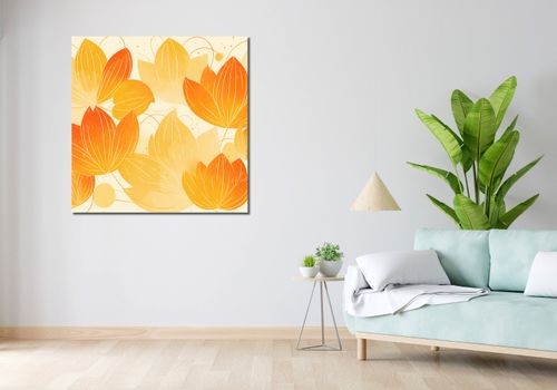 Obraz 100x100cm Jesienna Wizualizacja na Arena.pl