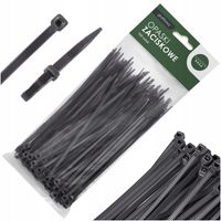 MOCNE OPASKI ZACISKOWE DO SIATEK CIENIUJĄCYCH 4x150mm SZARE 100 szt