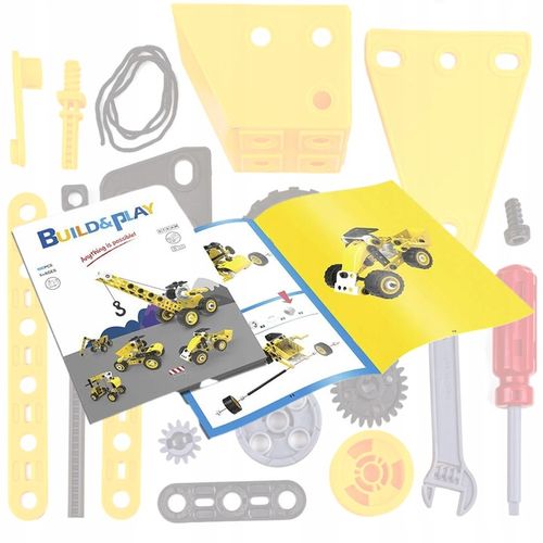 Klocki Konstrukcyjne Zestaw kreatywny XXL POJAZDY DO SKRĘCANIA 112 el 10w1 na Arena.pl