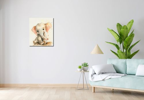 Obraz 50x60cm Siwy Słonik na Arena.pl