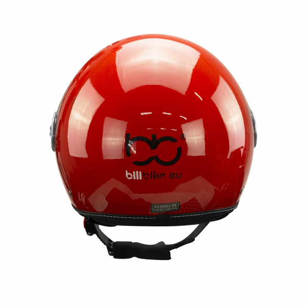 Kask na skuter motocyklowy otwarty BB 592 L czerwony zdjęcie 6