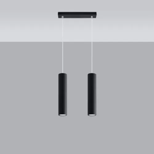 Lampa wisząca LAGOS 2 czarny na Arena.pl