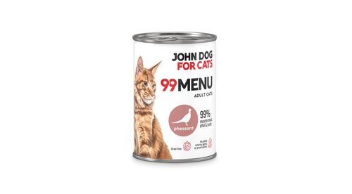 John Dog for Cats Karma mokra 99 MENU dla kota bażant 6x400 g na Arena.pl
