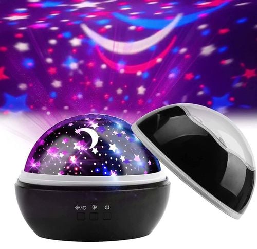 Projektor światło gwiazdy dla dzieci z obrotem 360 na Arena.pl