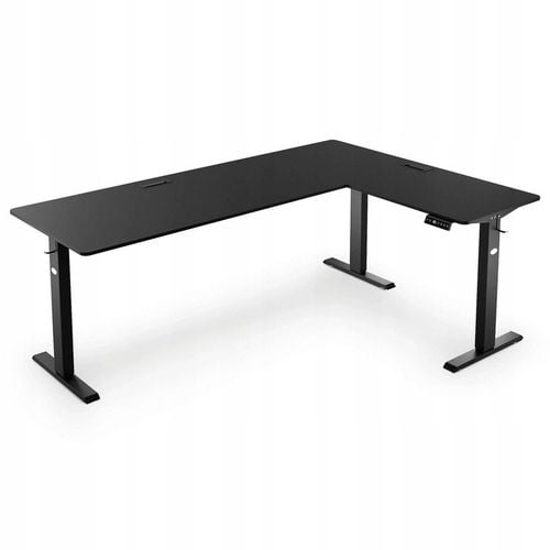 Biurko Narożne Elektryczne Regulowane Gamingowe Regulacja Wysokości na Arena.pl