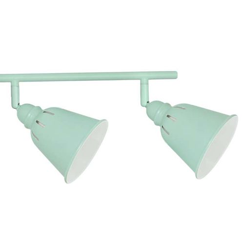 Plafon LAMPA sufitowa FIONA 4 311085 Polux regulowana OPRAWA metalowe reflektorki retro miętowe na Arena.pl
