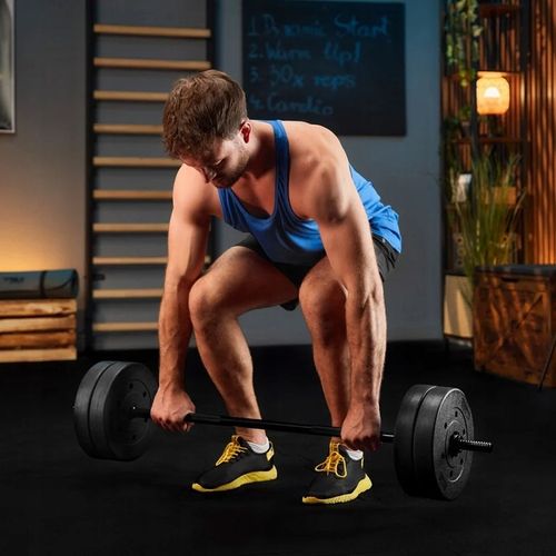 Gryf prosty pełny stalowy sztanga 120 cm 25 mm zaciski Trex Sport na Arena.pl