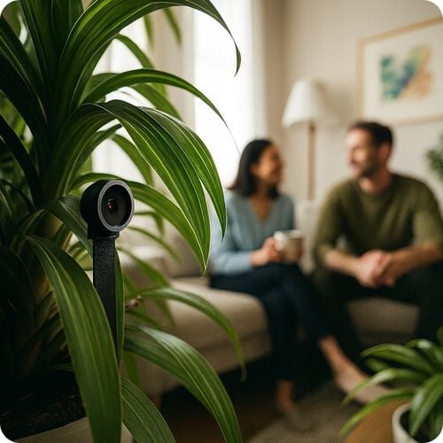 MINI KAMERA WIFI SZPIEGOWSKA UKRYTA ANDROID ZDALNY PODGLĄD CZUJNIK na Arena.pl