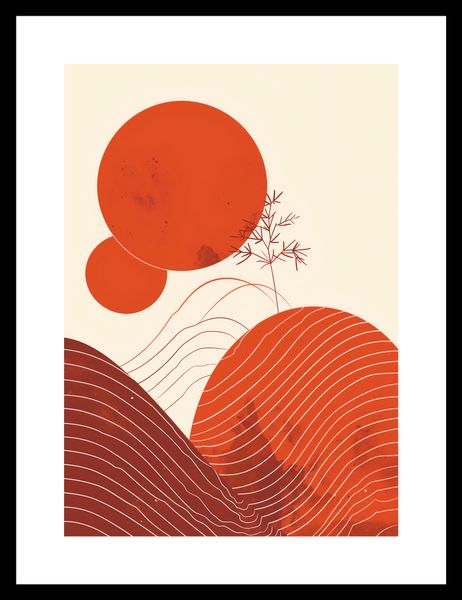 Plakat 21x29,7cm Ciepło Czerwieni zdjęcie 3