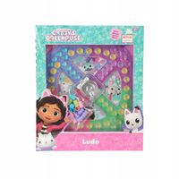 Gra planszowa dla dzieci chińczyk zabawka Koci Domek Gabi Ludo Pop Up