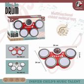 Zestaw Bebnów  Dla Dzieci Zabawka Na Prezent 660-41