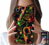 ETUI DO IPHONE SE / SE2 - LASKA CUKROWA, JEMIOŁA, CHOINKA + SZKŁO