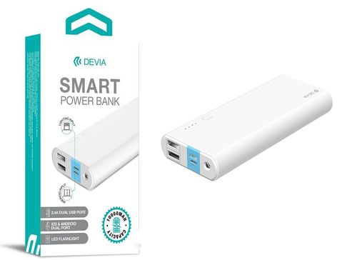DEVIA SMART POWER BANK 10.000 MAH 2xUSB 2.4A na Arena.pl