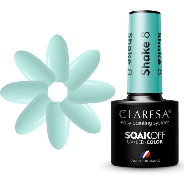 CLARESA - LAKIER HYBRYDOWY SHAKE 8 zdjęcie 2