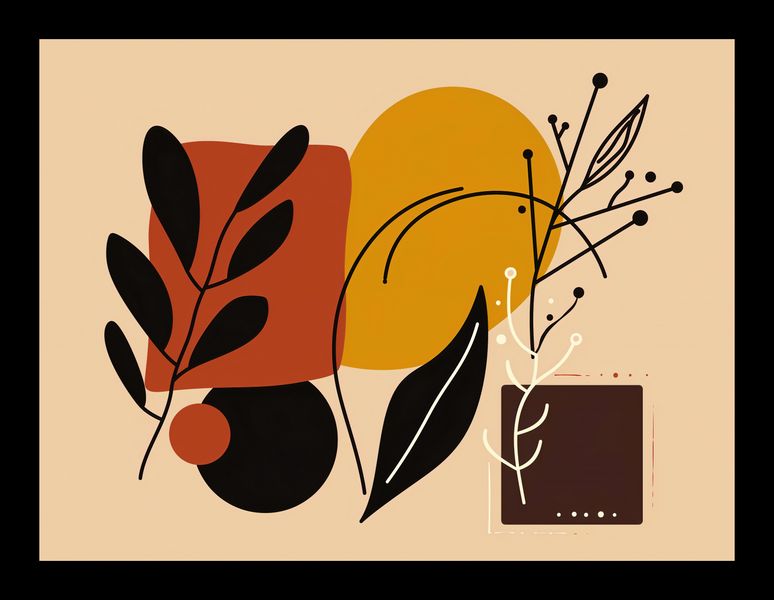 Plakat 20x15cm Ciepłe Kontury zdjęcie 2