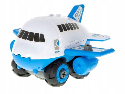 Transporter samolot policja + 4 auta + akcesoria na Arena.pl