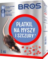 BROS Płatkil na Myszy i Szczury 1kg Trutka Płatki Mumifikująca Ziarna