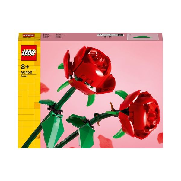 LEGO Iconic 2 czerwone róże 40460 kwiaty zdjęcie 4