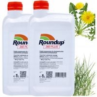 2x ROUNDUP 360 PLUS GLIFOSAT RANDAP ŚRODEK CHWASTY CHWASTOBÓJCZY 1L