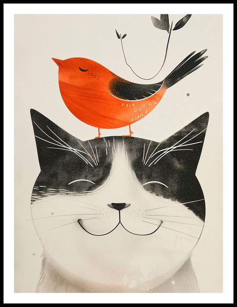 Plakat 60x80cm Pyzaty Przyjaciel zdjęcie 3