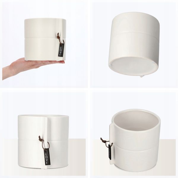 DONICZKA OSŁONKA DONICA CERAMICZNA KOLORY 13CM zdjęcie 4