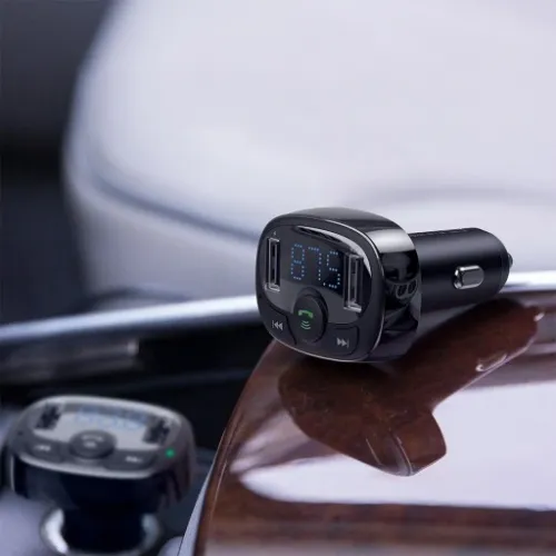 BASEUS ŁADOWARKA TRANSMITER FM BLUETOOTH BT MP3 2XUSB MICRO SD DO AUTA na Arena.pl