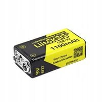 Akumulator Bateria LiitoKala 6F22 USB 9V 1100mAh Li-ion z USB typu C
