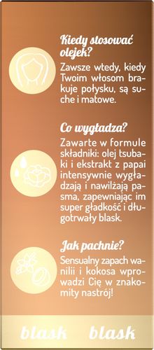 ONLYBIO OLEJEK DO WŁOSÓW WYGŁADZAJĄCY Z EFEKTEM ROZŚWIETLENIA 20 ML na Arena.pl