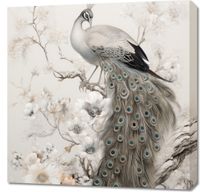 Obraz 70x70cm Pawia Gracja